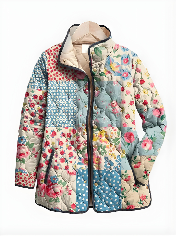 Bar™ | Charming Floral Quilted Jacket