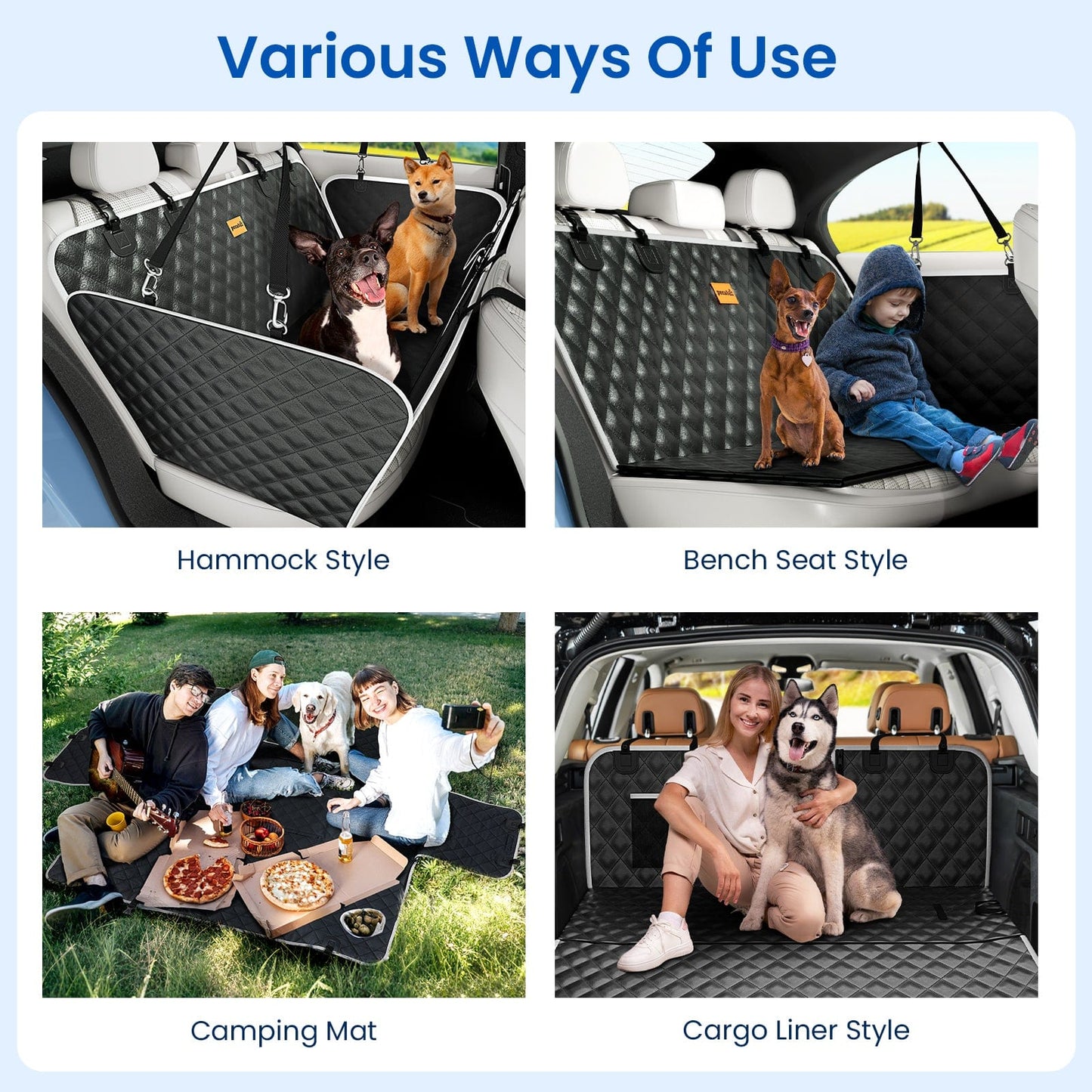 Adventure Paws™ Premium Dog Car Seat Cover