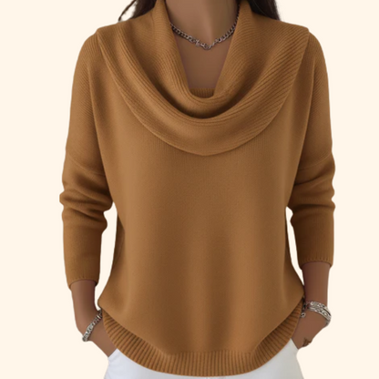 Bella™ | Elegant Collared Knit Sweater