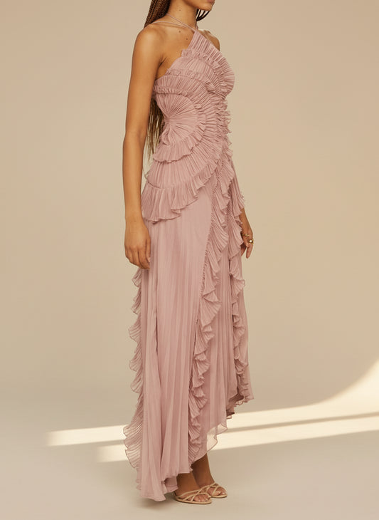 Serena – Ocean Whirlpool Maxi Dress