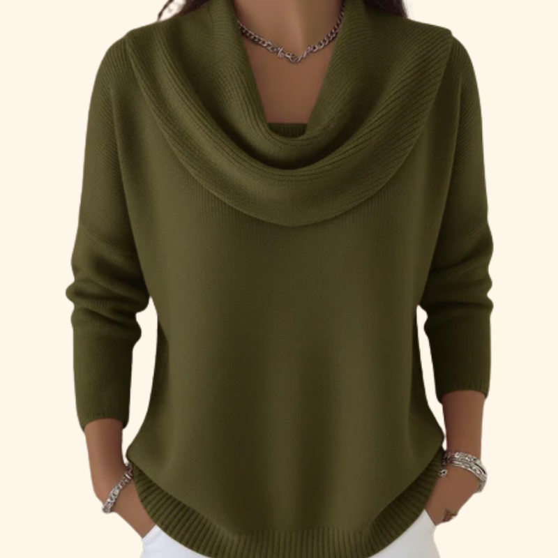 Bella™ | Elegant Collared Knit Sweater