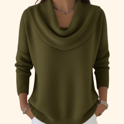 Bella™ | Elegant Collared Knit Sweater
