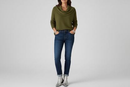 Bella™ | Elegant Collared Knit Sweater