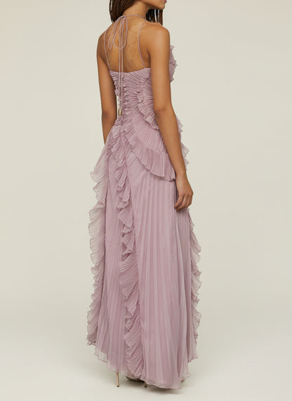 Serena – Ocean Whirlpool Maxi Dress