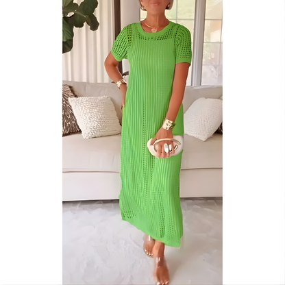 Megan™ Elegant Cut-Out Maxi Dress