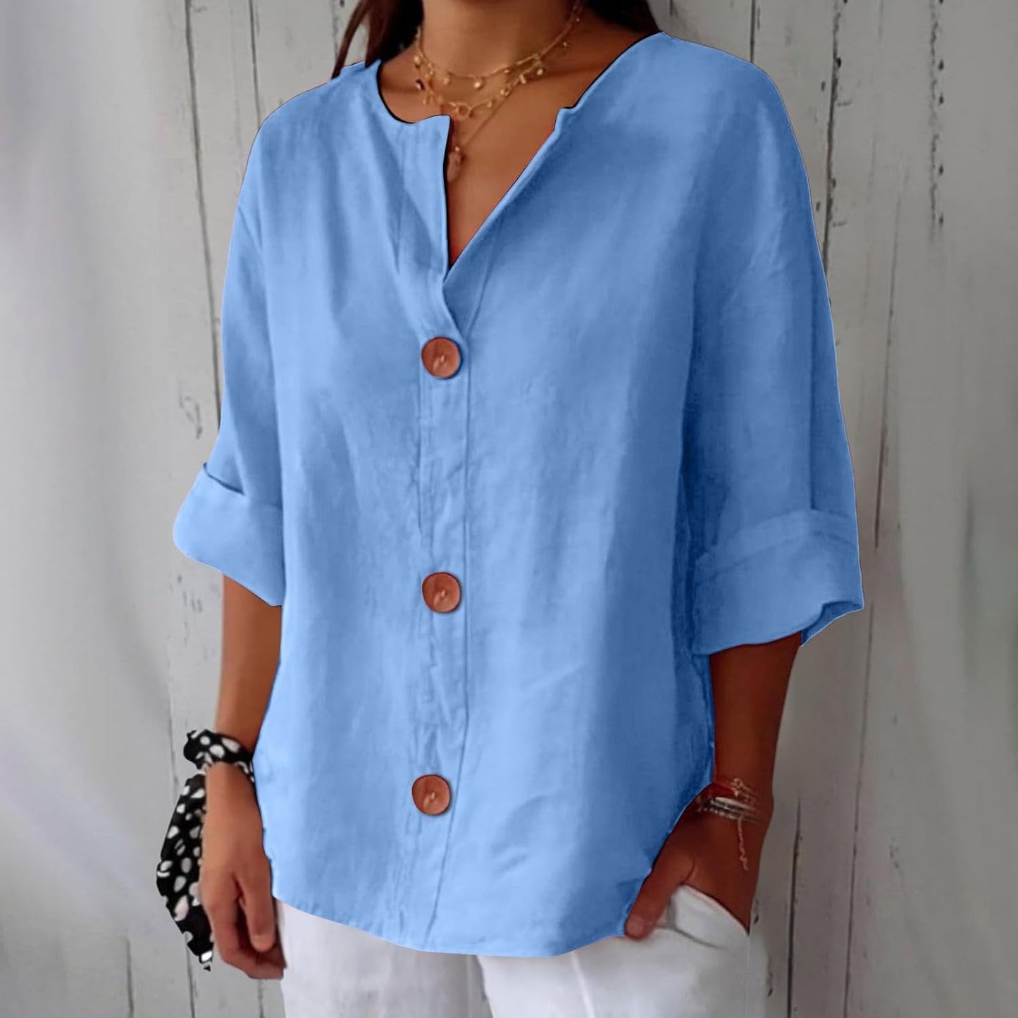 Eileen | Breezy Classic Everyday Blouse