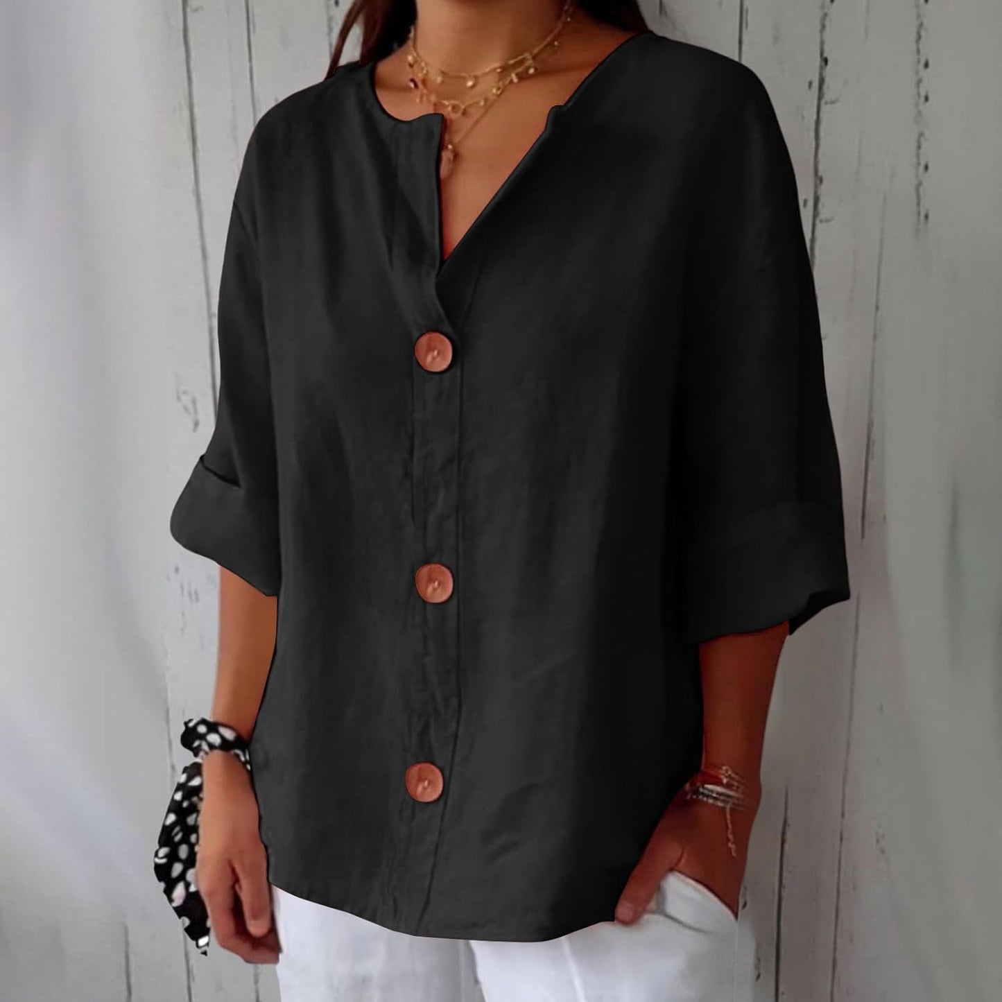 Eileen | Breezy Classic Everyday Blouse