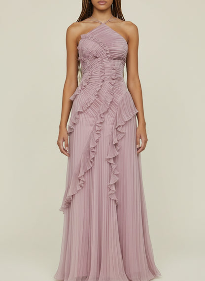 Serena – Ocean Whirlpool Maxi Dress