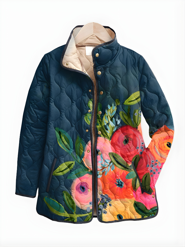 Flower™ | Vintage Charming Floral Quilted Jacket