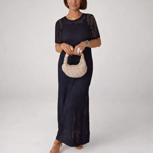 Megan™ Elegant Cut-Out Maxi Dress