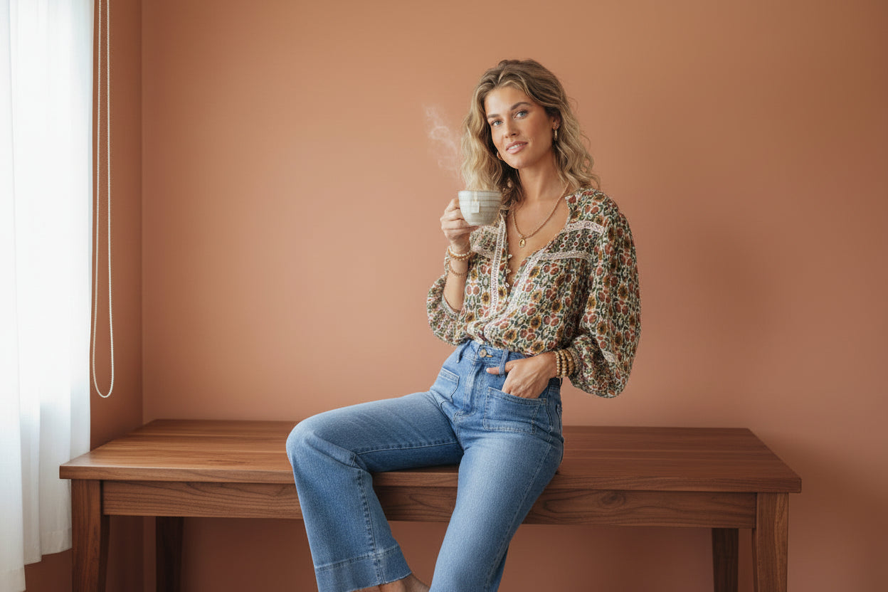 Nora Vintage High-Waist Comfort Jeans
