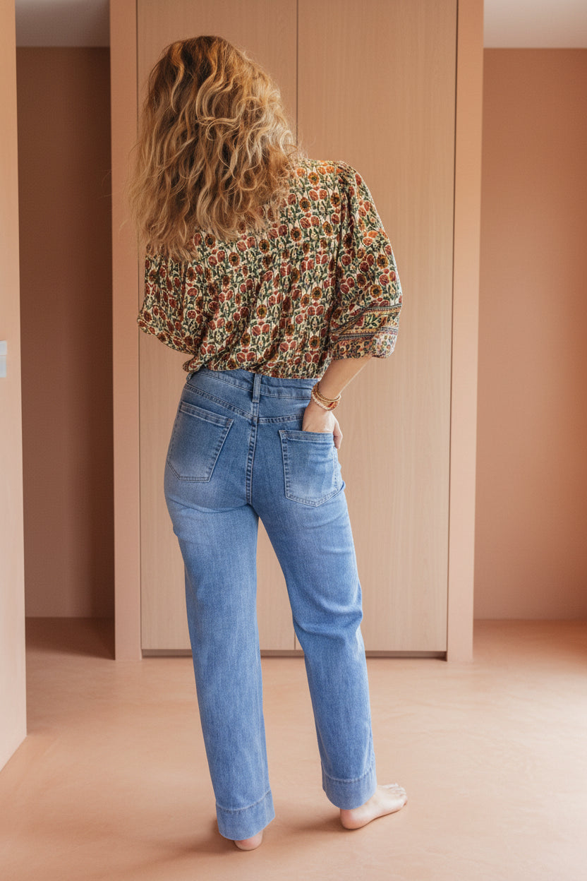 Nora Vintage High-Waist Comfort Jeans