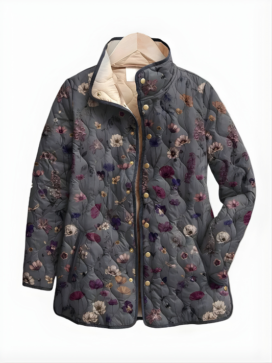 Joke™ | Quilted Jacket with Vintage Floral Print