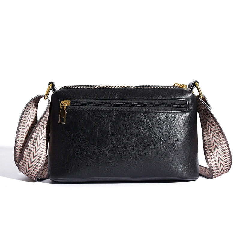 Zara| Refined Leather Shoulder Bag