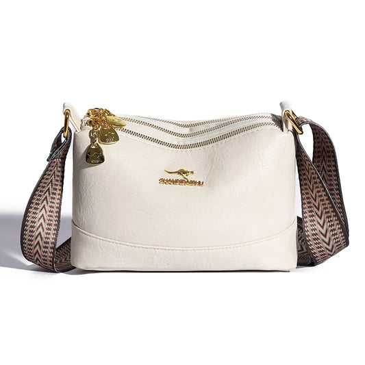 Zara| Refined Leather Shoulder Bag