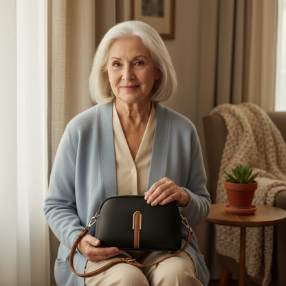 Diana Leather Crossbody Bag